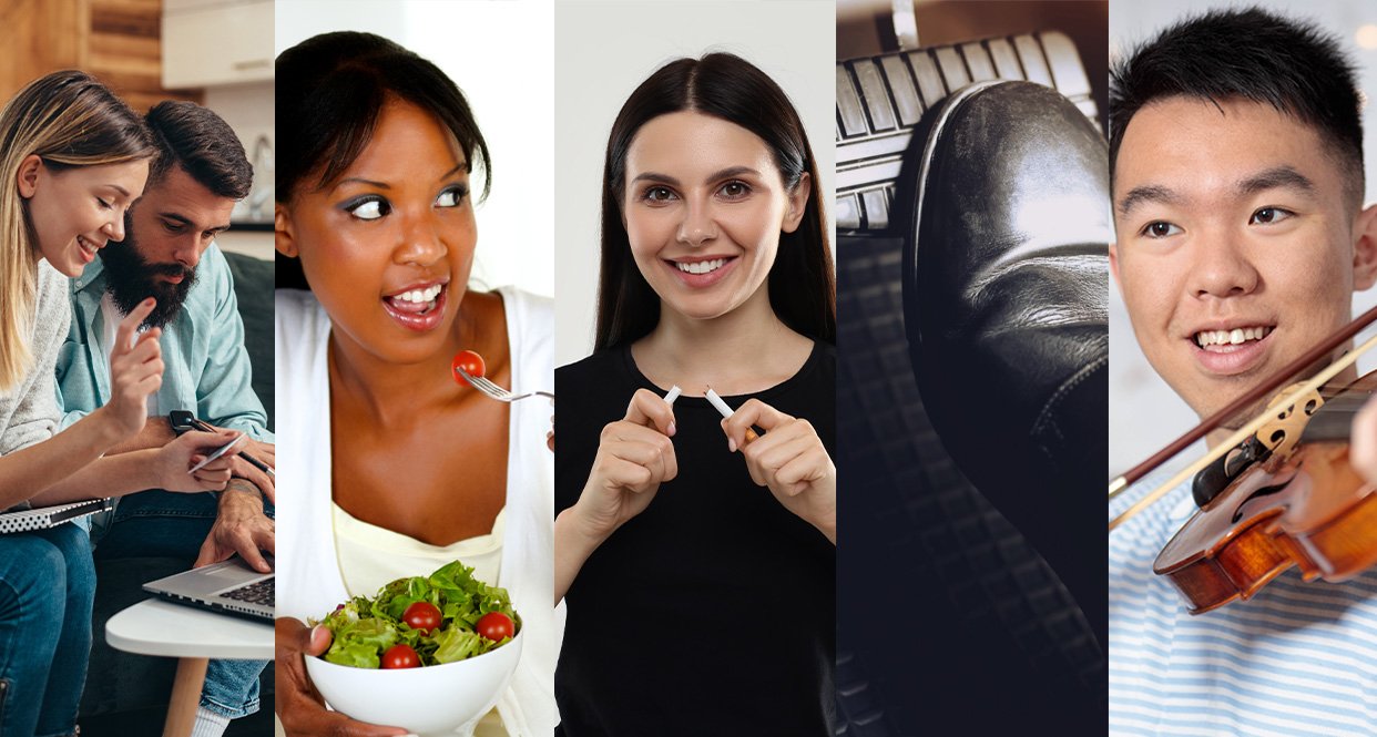 image collage of different random people