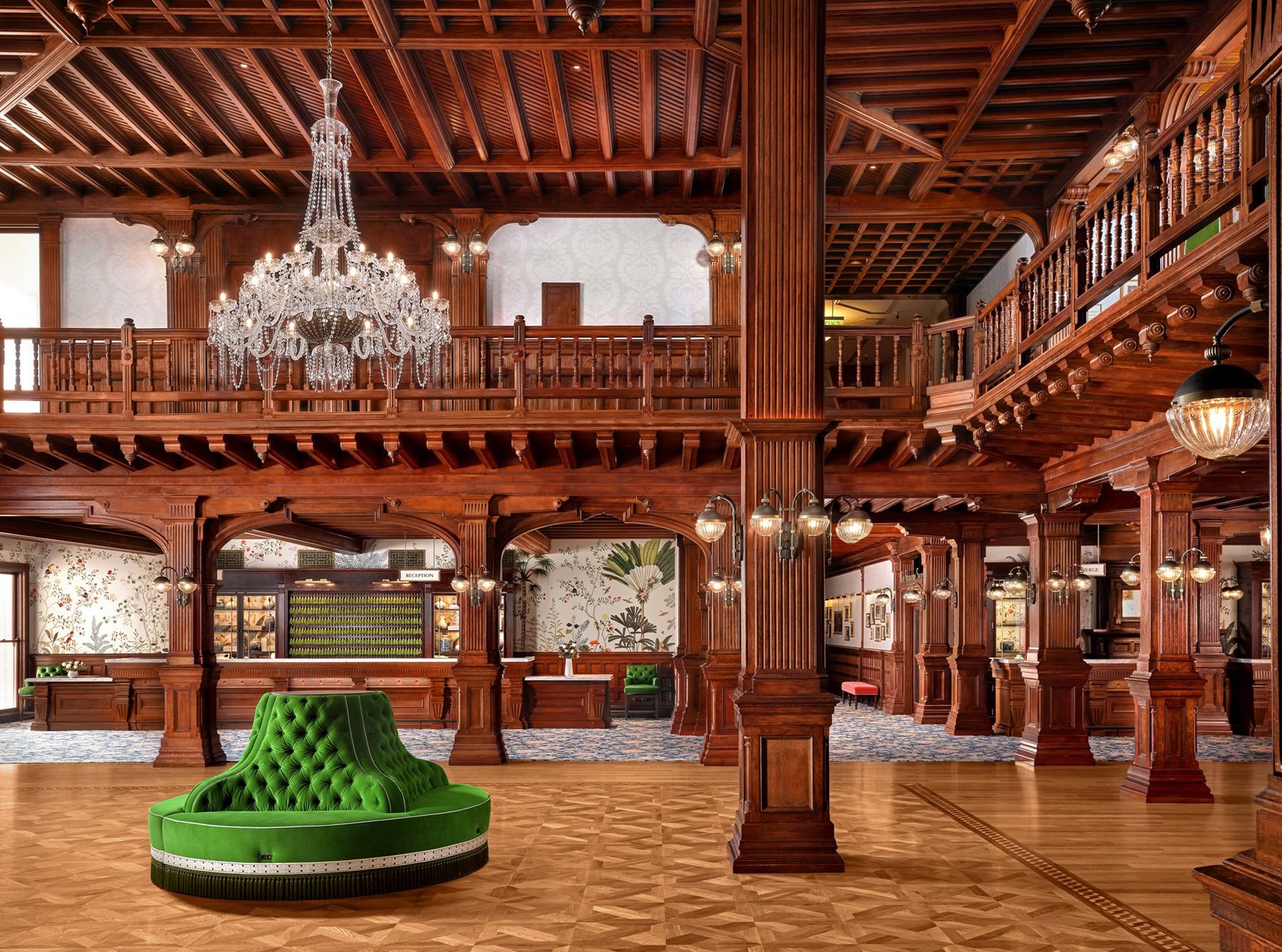 lobby of the Hotel Del Coronado resort