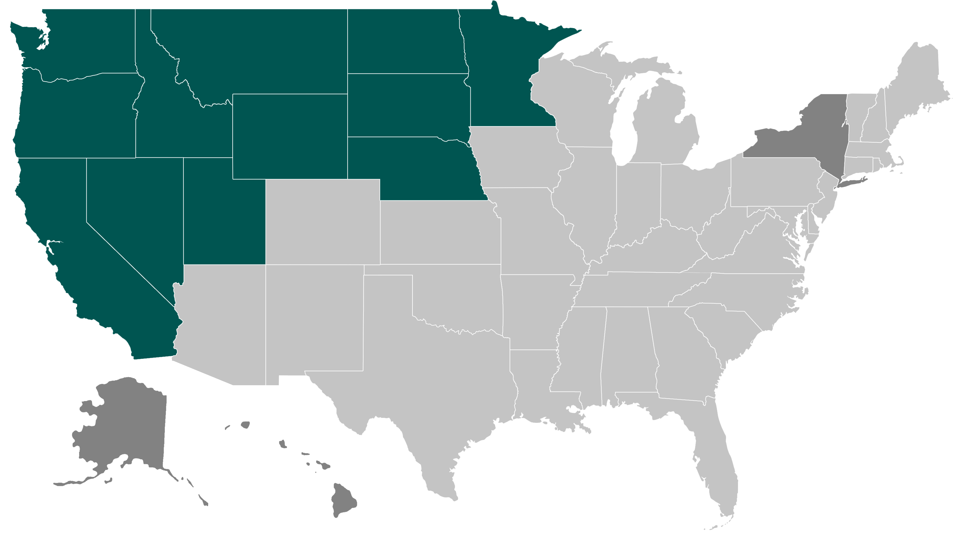 graphic of the Northwest region