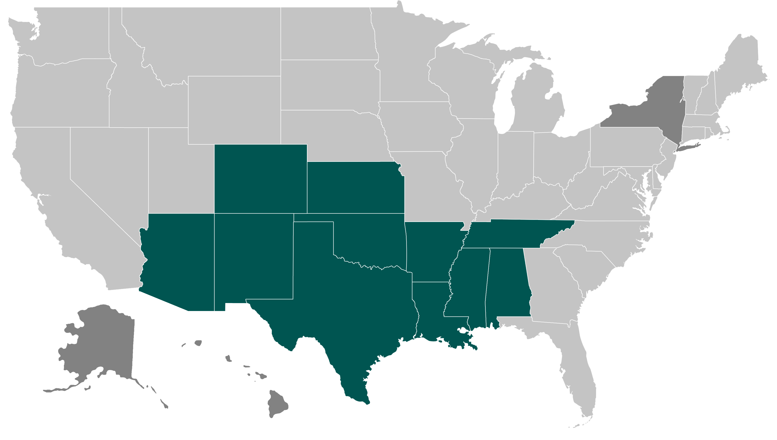 graphic of the Southwest region