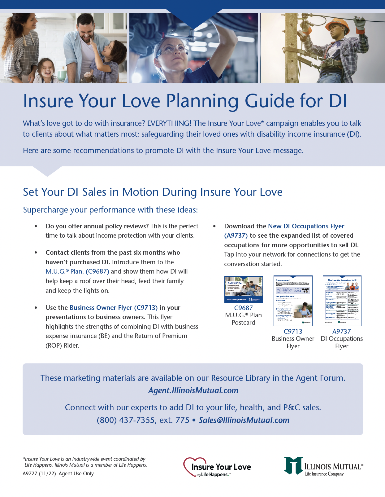 image of  our Insure Your Love Planning Guide DI