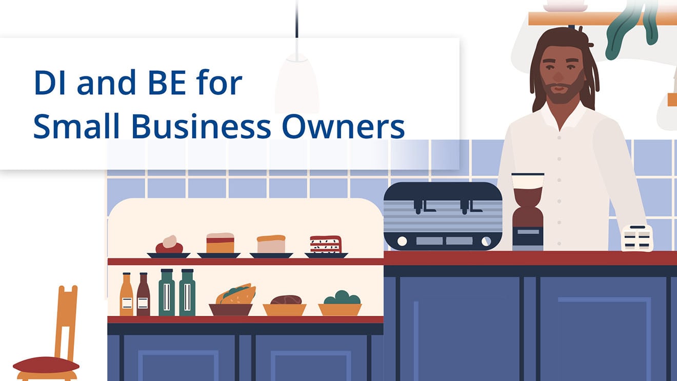 DI-BE-Agent-Training animation thumbnail of a small business owner behind the counter